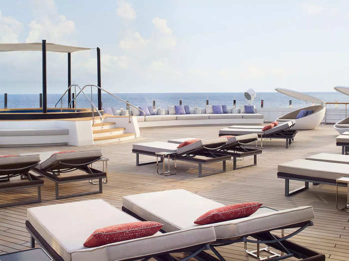 From the water misting on the pool deck to the cold towels offered to guests when they first board the ship, travelers can expect the typical Ritz-Carlton treatment at sea.