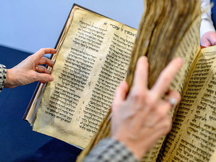 The Codex Sassoon is one of two surviving codices dating back to the tenth century that can be considered an "almost complete" Hebrew bible, according to Sotheby