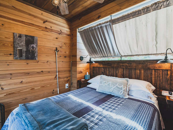 Visitors can book a stay at the shipping container treehouse on Airbnb for $330 per night, for a minimum stay of two nights.