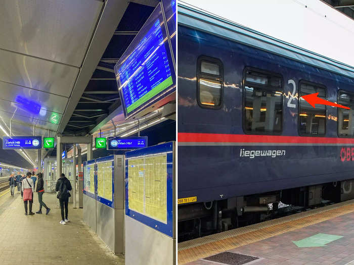 When I went to the platform, I was surprised by how confusing it was to board the correct train.