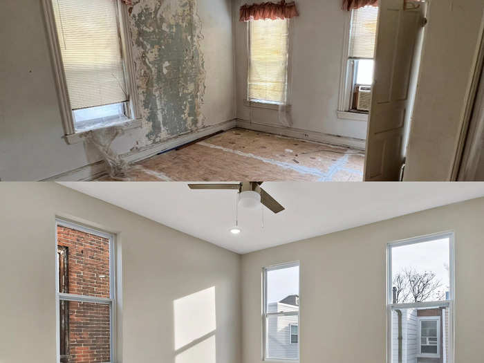 On his first flip, Neuman was able to turn a $112,000 profit on a three-bedroom home in Willingboro, New Jersey. For this current project, his eighth, he purchased a Philadelphia home for $190,000 and invested another $130,000 in renovations. It