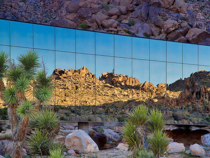 … similar to the famous "Invisible House" near Joshua Tree National Park now on sale for $18 million.