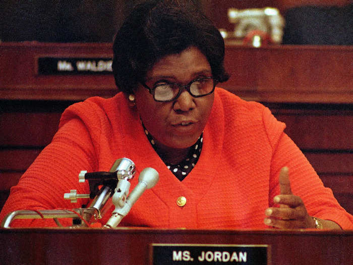 Jordan gained national recognition after delivering opening remarks at a 1974 impeachment hearing for President Richard Nixon in the wake of the Watergate scandal.