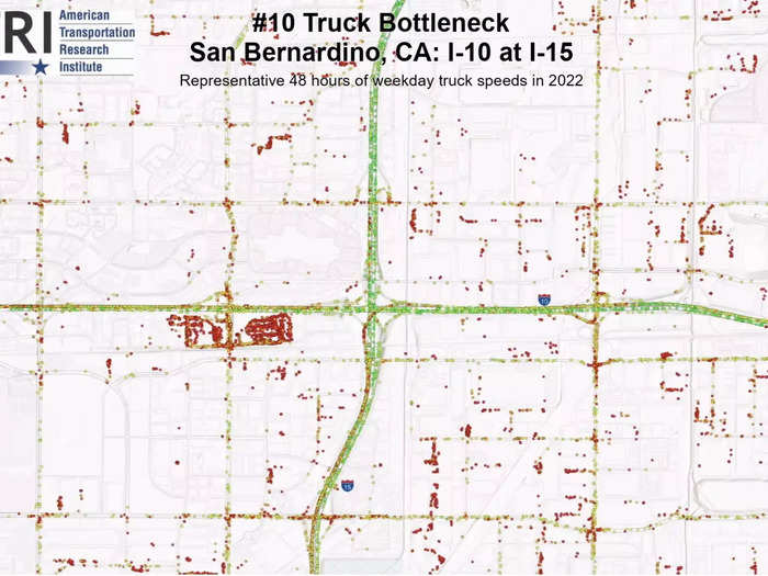 10. San Bernardino, California: I-10 at I-15