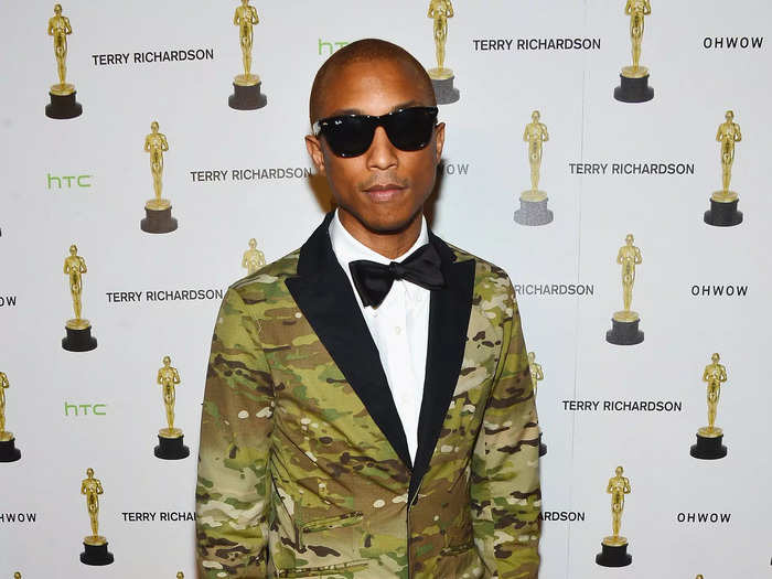 Never one to stick to tradition, Williams wore a cropped camouflage suit to a fashion event in Miami in 2012.