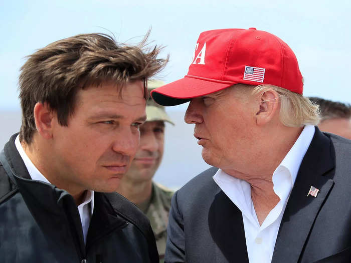 Trump started complaining to his advisers that DeSantis was disloyal — and they leaked it to reporters