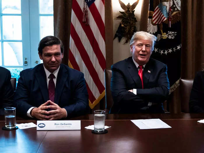 After the 2020 election, DeSantis avoided questions over whether he supported Trump