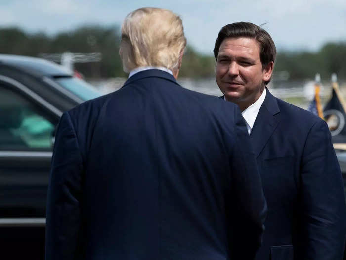 DeSantis tepidly supported Trump for president in 2016