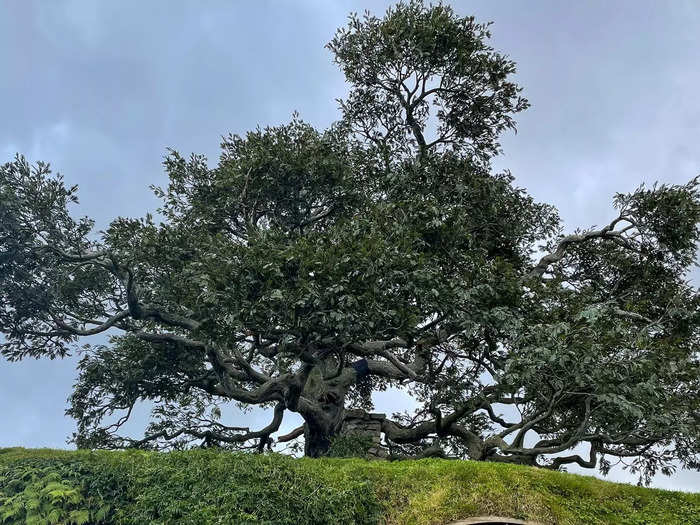 That replica, the tour guide said, has 200 branches and thousands of hand-painted leaves imported from Taiwan. "On a windy day, the tree sways just like the natural trees," my guide said.