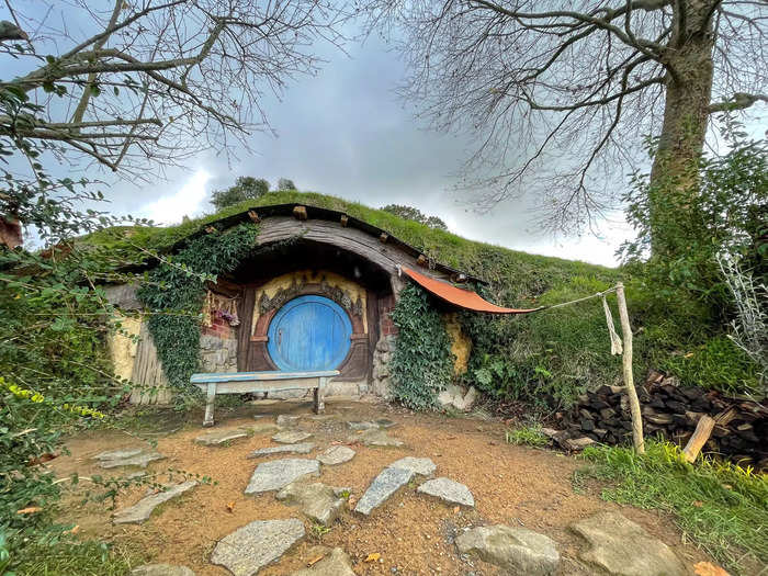 The filmmakers agreed, and today, there are 44 permanent hobbit holes on 14 acres of farmland co-owned by the movie makers and the Alexander family, the guide said.