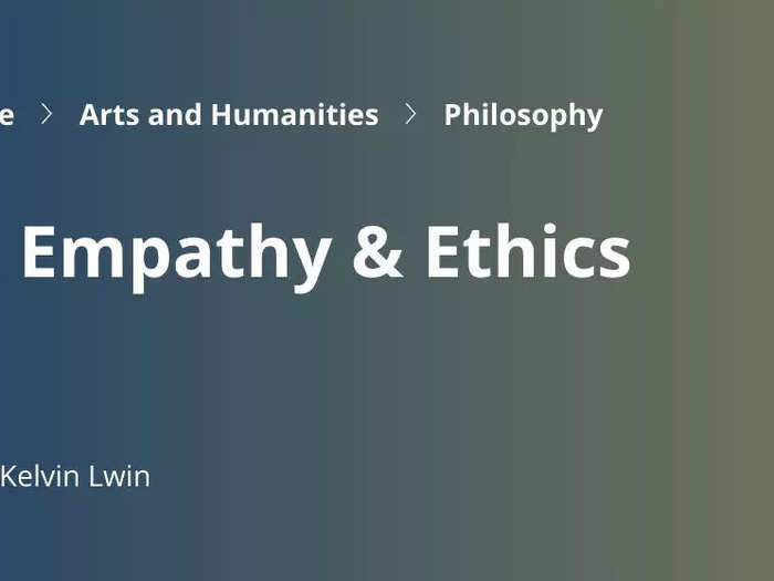 AI, empathy & ethics