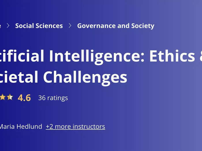 Artificial intelligence: ethics & societal challenges