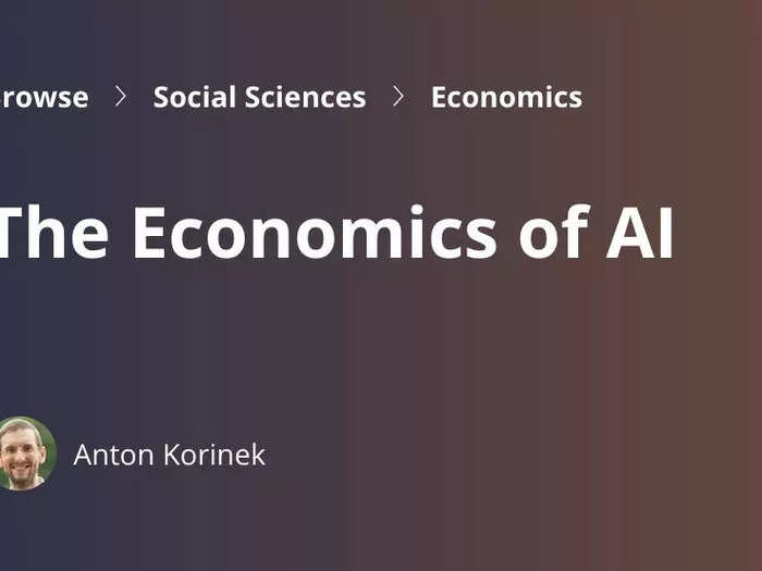 The economics of AI