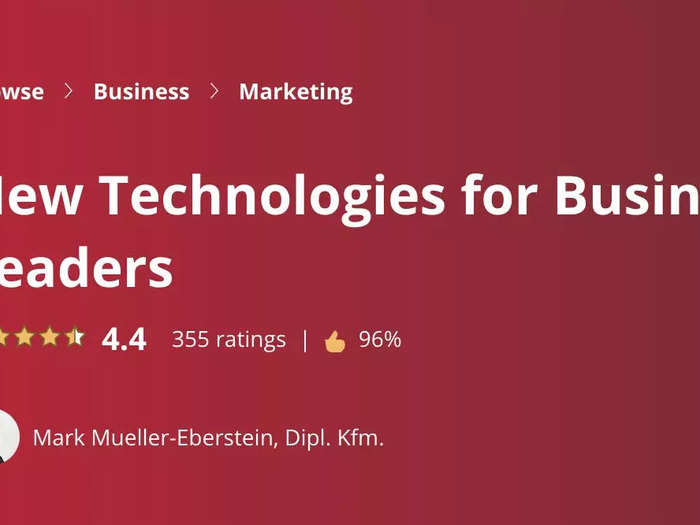 New technologies for business leaders