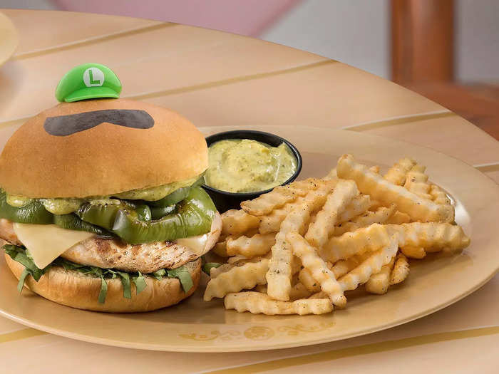 A burger for Player Two