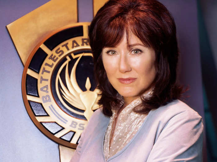 President Laura Roslin does not have an easy job in "Battlestar Galactica," and she