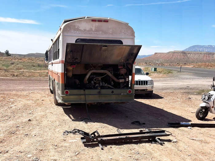 Within two weeks of hitting the road, our bus broke down three times.