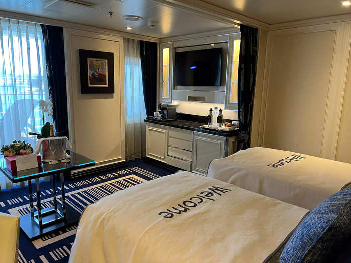 My 332-square-foot cabin was the biggest cruise-ship room I