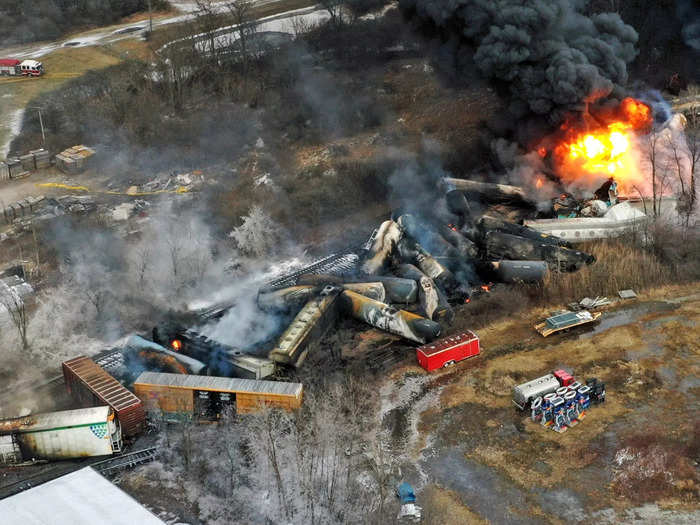 Norfolk Southern has promised to clean up.