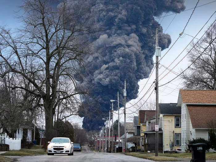 Toxic chemicals were burned and released into the air, water, and soil.