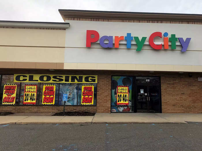 Party City: 22 stores