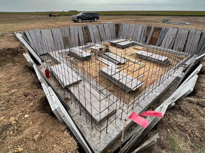 While the couple was busy working on the house, a new basement was being built two miles away on a 3-acre plot of land they bought from Julie