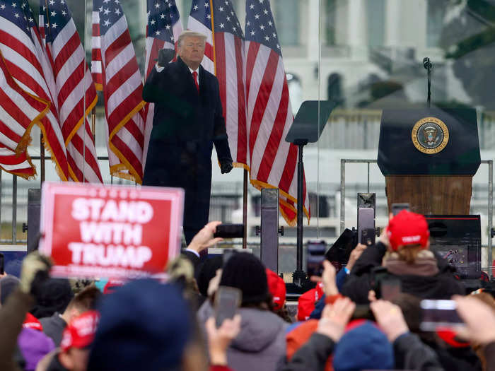 On January 6, 2020, Ginni Thomas attended the "Stop the Steal" rally that preceded the mob of Trump supporters that stormed the Capitol.