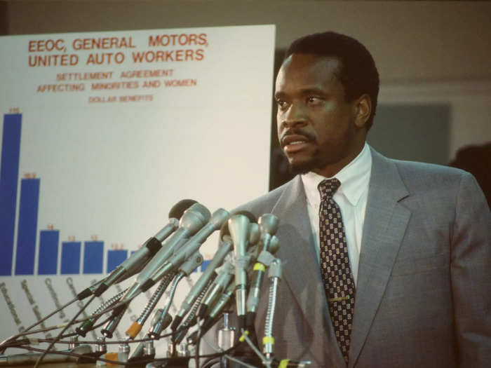 During his tenure at the EEOC, he said that instead of working together, Black civil rights leaders, "bitch, bitch, bitch, moan and moan, whine and whine."