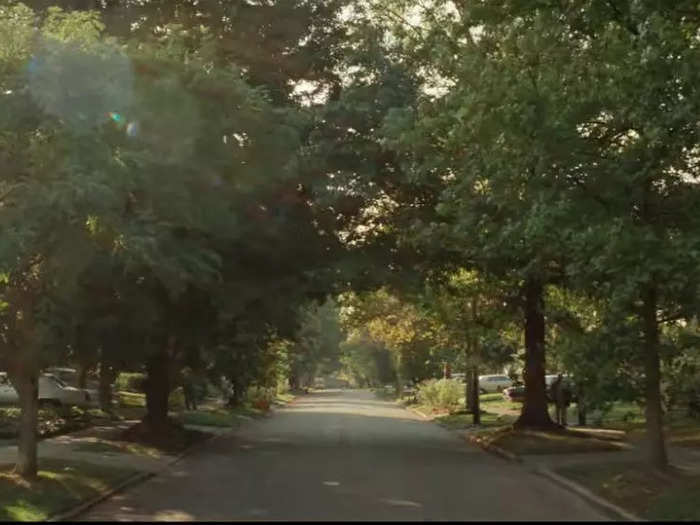 Whereas the film is set in a fictional, leafy college town called Blacksmith.