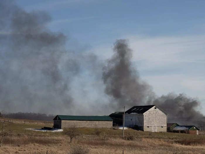 On the evening of February 3, locals from the small town of East Palestine, Ohio, saw smoke rising on the horizon. A cargo train enroute to Conway, Pittsburgh, carrying toxic chemicals, had just derailed outside of town.