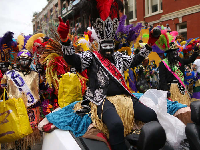 Mardi Gras krewes were not desegregated until 1992