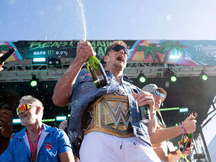 Gronk Beach began in 2020 as a party ahead of Super Bowl LIV.