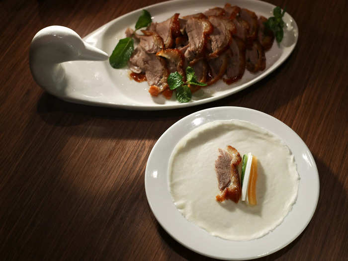 Peking Duck is a crispy duck dish with roots in Beijing, China.