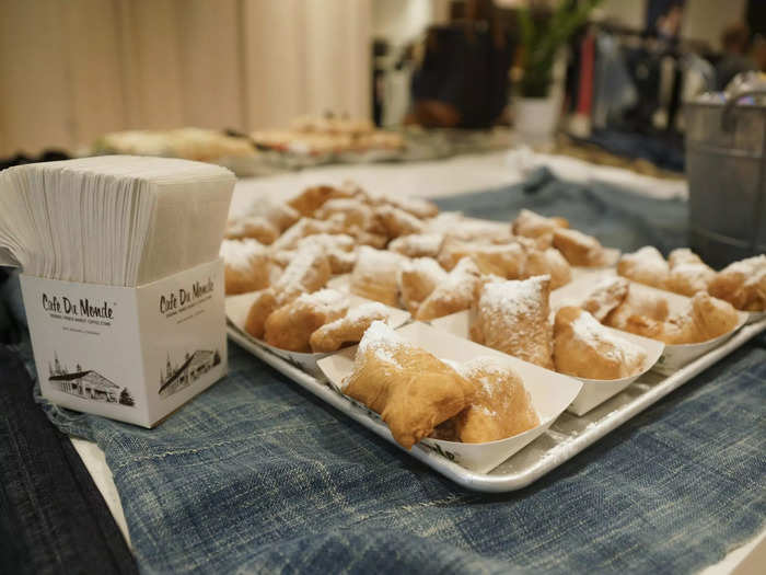 New Orleans is also known for beignets, a delectable, doughnut-like pastry topped with powdered sugar.