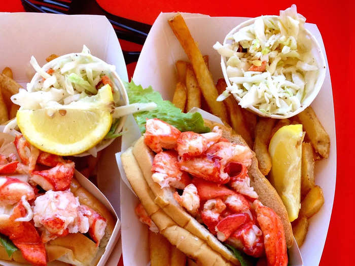 Lobster rolls are a classic in Maine and Connecticut.