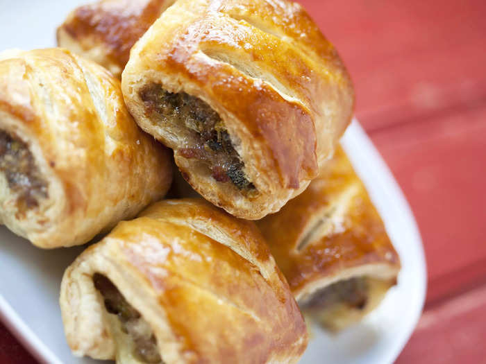 For another comforting dish, try sausage rolls, a popular snack in Australia.