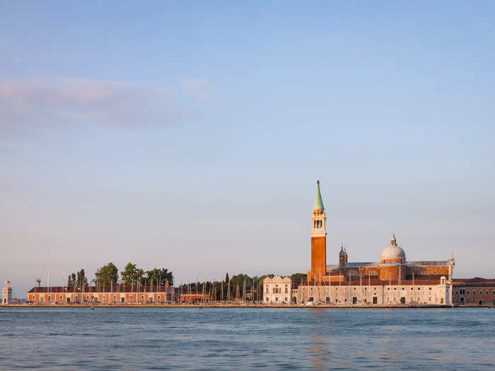 San Giorgio in Alga, off the coast of Venice, Italy, was left uninhabited after World War II.