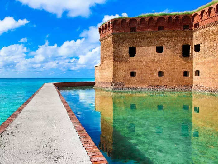 Dry Tortugas in Key West, Florida, was once a thriving shipping corridor, and the nation