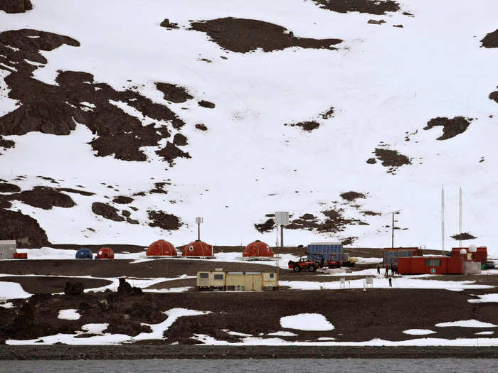 Deception Island, an island in the Antarctic, was fought over by many different nations for many years until its volcano erupted twice, destroying almost everything in its vicinity.