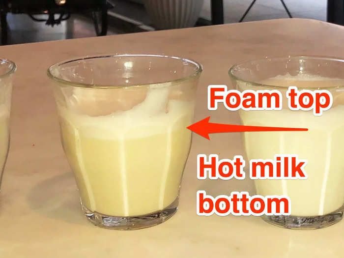 Each of these steamed milk and alt-milk options had very distinct pros and cons. The first thing we noticed was how each drink reacted to being steamed in the first place — sometimes the foam head would separate completely from the hot milk underneath like the oat and soy milks ...