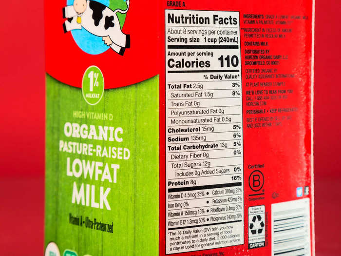 Interestingly, one person wrote that they thought the 1% milk had a "thicker, fuller milk taste," while another person wrote that it seemed "creamier" than the whole and 2% milks.