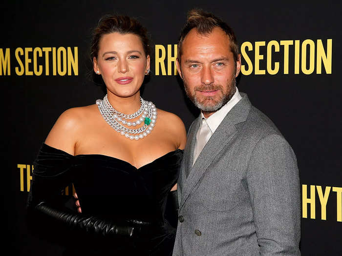 Blake Lively shattered her hand in a collision with Jude Law on the set of "The Rhythm Section."