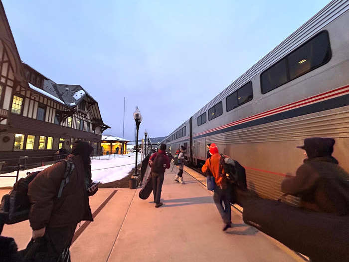 My journey was split into two segments: 32 hours from Whitefish to Chicago on the Empire Builder, and 25 hours from Chicago to New York on the Lake Shore Limited.