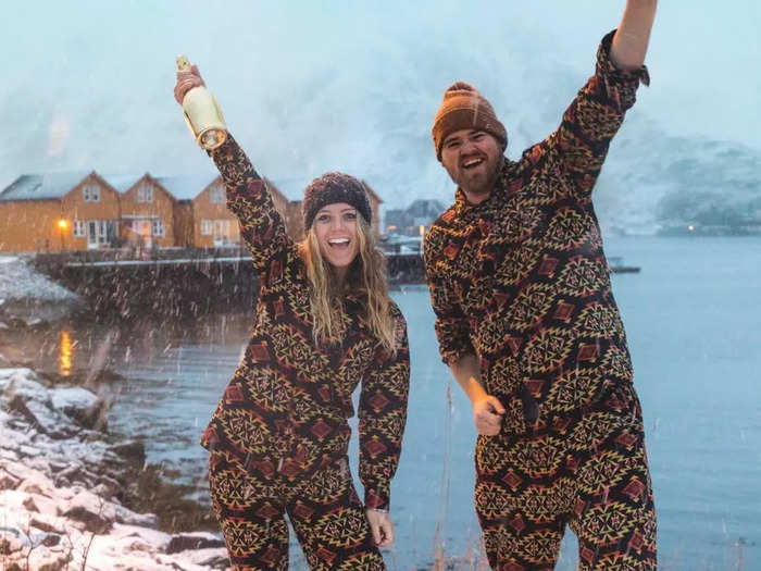 Their third date was in the Lofoten Islands, Norway, in December 2018.