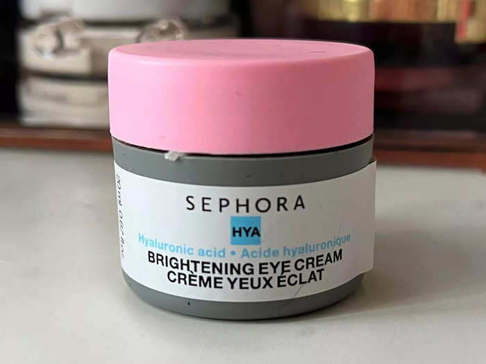 I feel the Sephora Collection Brightening eye cream really makes a difference.