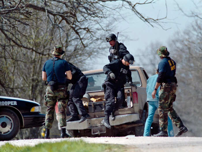 Two days later, on March 2, 1993, the FBI took over the siege, since the killing of the ATF agents was considered a federal crime. They cut off all access to the property and flew in negotiators and hostage rescue experts.