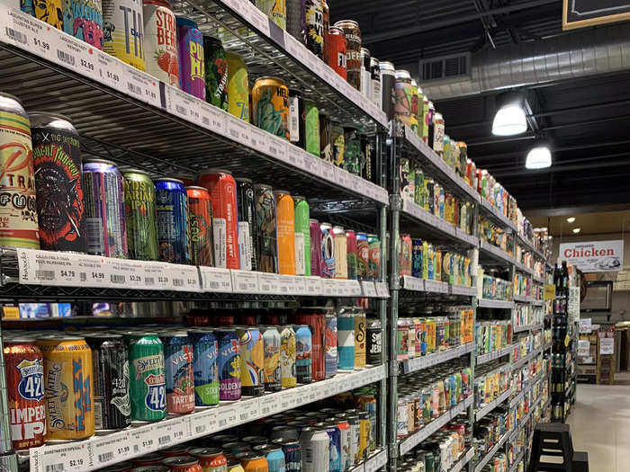 I always had fun browsing the selection at Horrocks, an independent market with a garden center and vast beer selection.