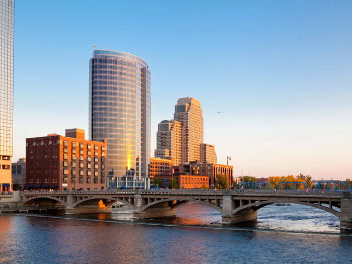 The small size of Grand Rapids made it easy to navigate and walk around.