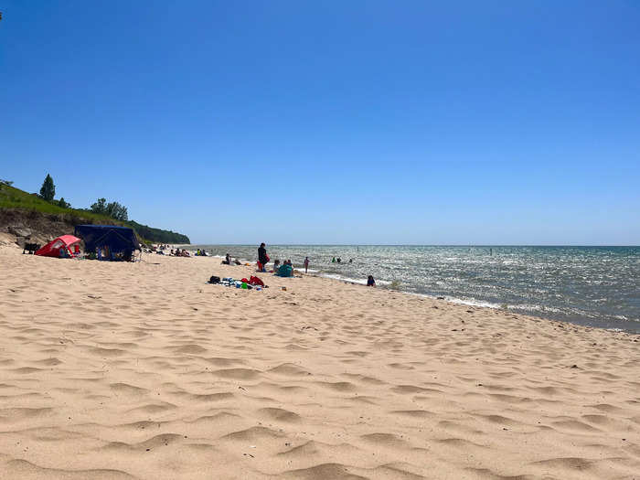 The nearby beaches on Lake Michigan totally surpassed my expectations.