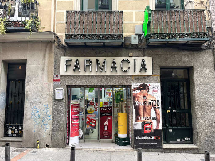 Pharmacies offer affordable care and are easy to come by in Madrid.